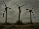 壊れた風力発電