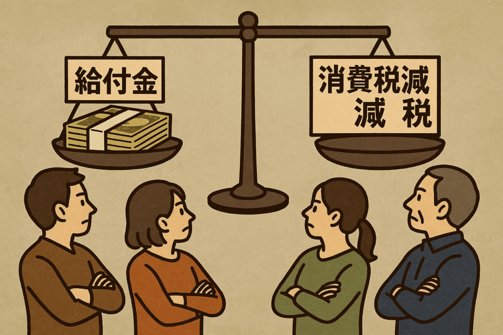 2025年参院選 各党の物価高対策を徹底比較|消費税・給付金・減税案の違いとは?