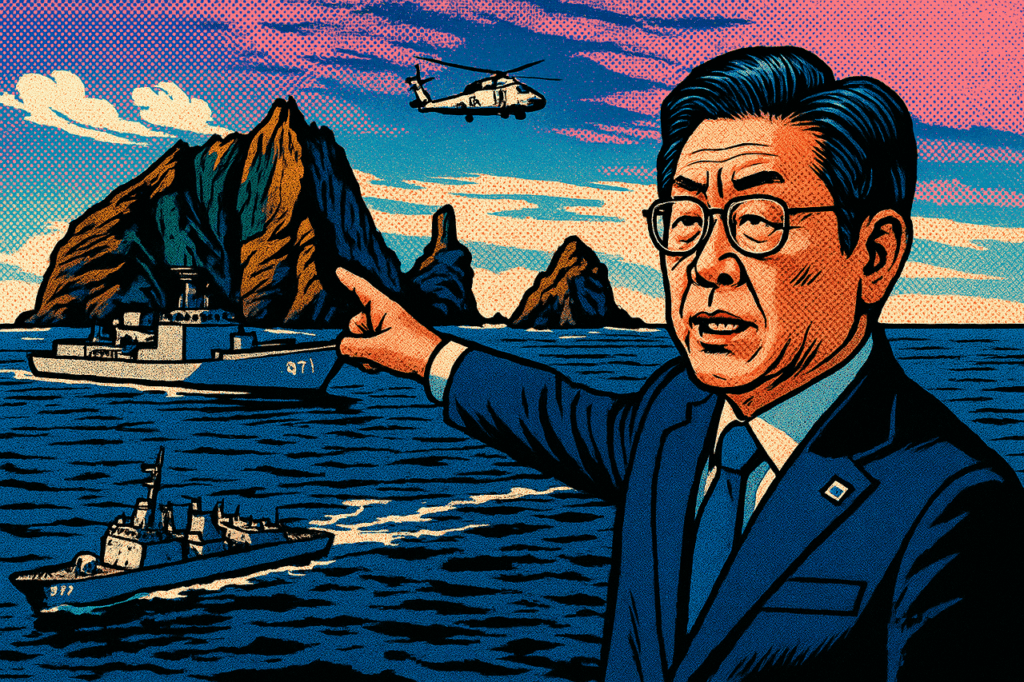 韓国が竹島周辺で軍事訓練を強行
