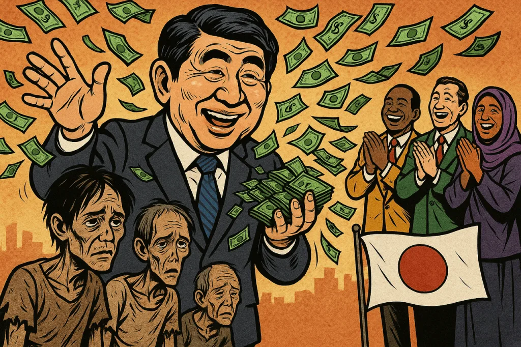 日本のODAは10年で36兆円超に増加