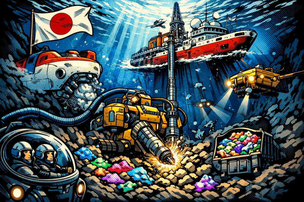 南鳥島沖国産レアアース掘削