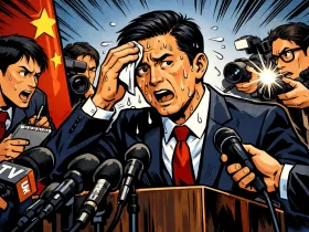 記者会見の緊張